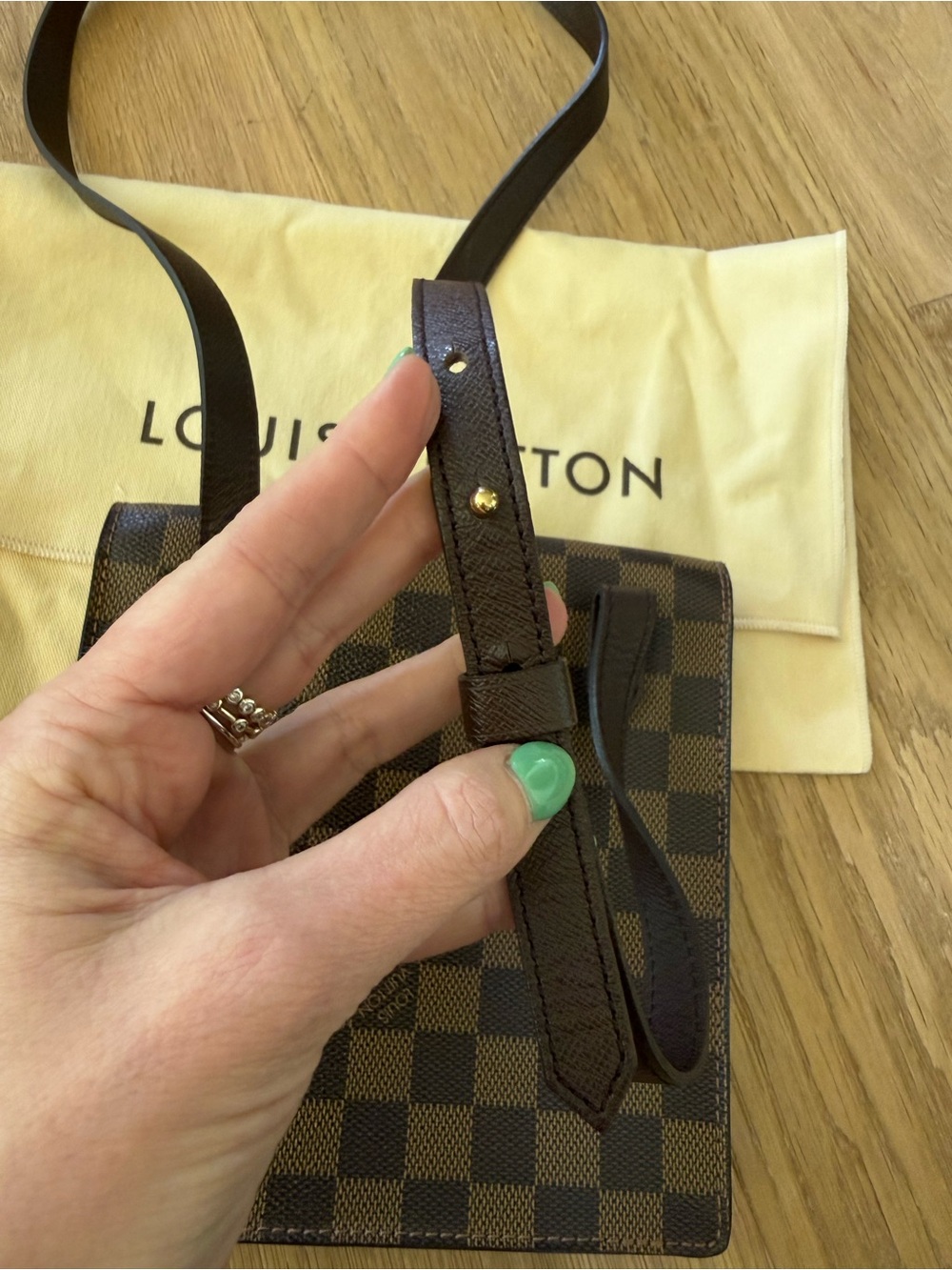 Louis Vuitton Damier Ebene Crossbody Bag - Picture 7 of 11